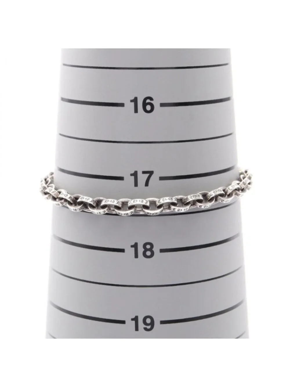 Chrome Hearts Bracelet Paper Chain 925 Sterling Silver